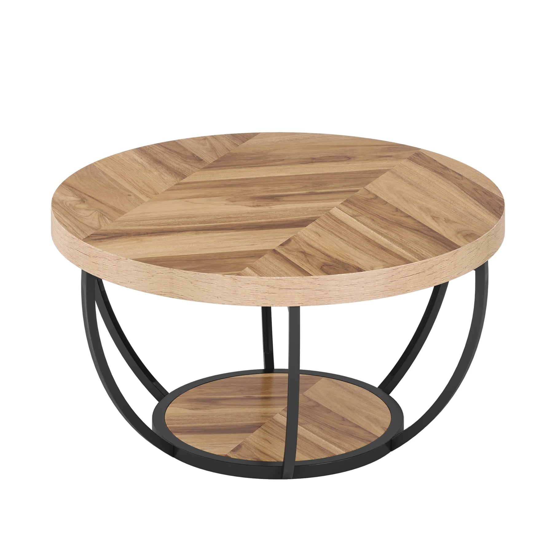 Tribesigns 31.7″ Round Coffee Table