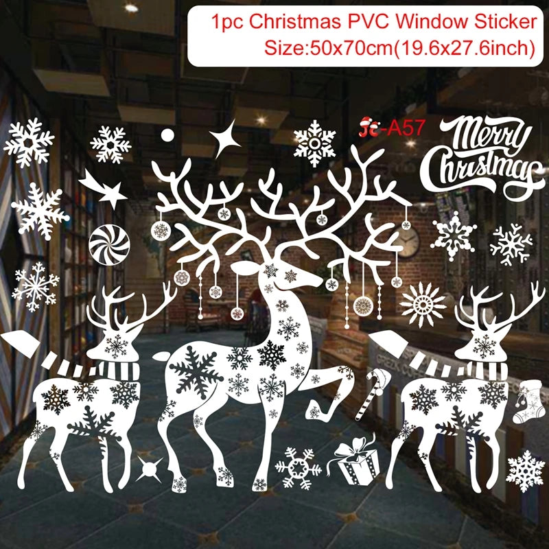 Christmas Window Stickers – Merry Christmas Wall & Home Décor