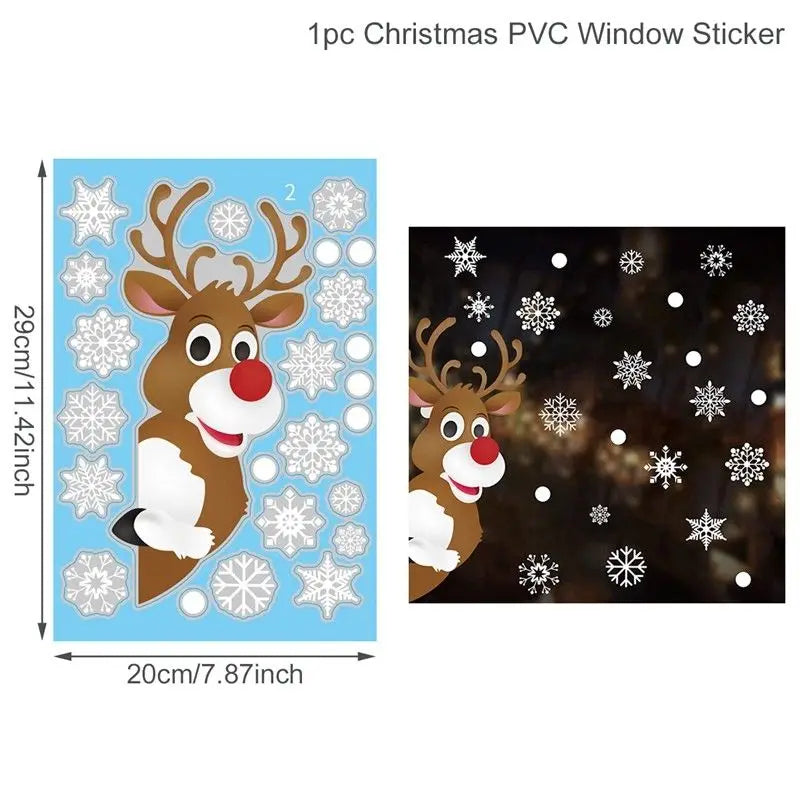 Christmas Window Stickers – Merry Christmas Wall & Home Décor