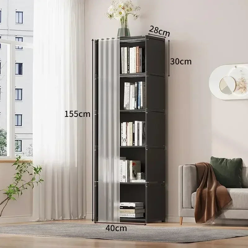 6/5-Layer Dustproof Wardrobe – High Capacity Storage Cabinet