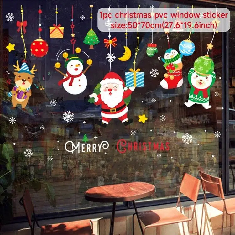 Christmas Window Stickers – Merry Christmas Wall & Home Décor