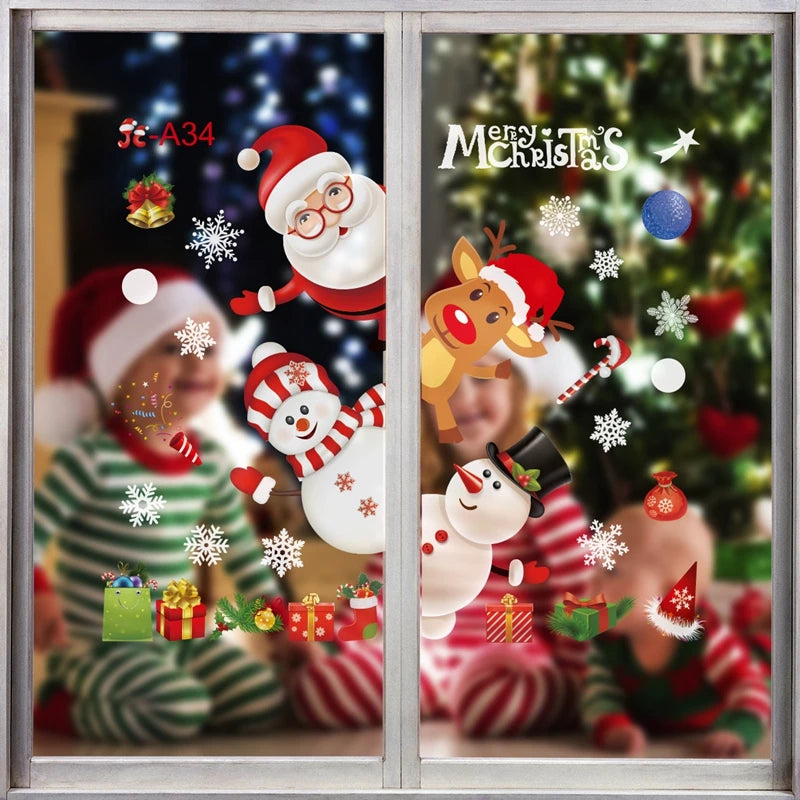 Christmas Window Stickers – Merry Christmas Wall & Home Décor