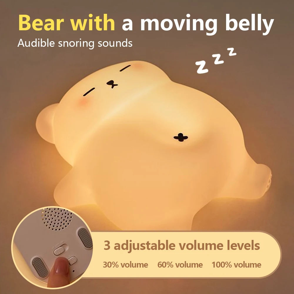 Animal Silicone Night Light with Touch Sensor and Timer