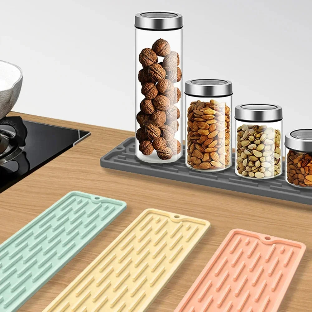 Silicone Faucet Drip Mat – Waterproof Non-Slip Sink & Faucet Pad