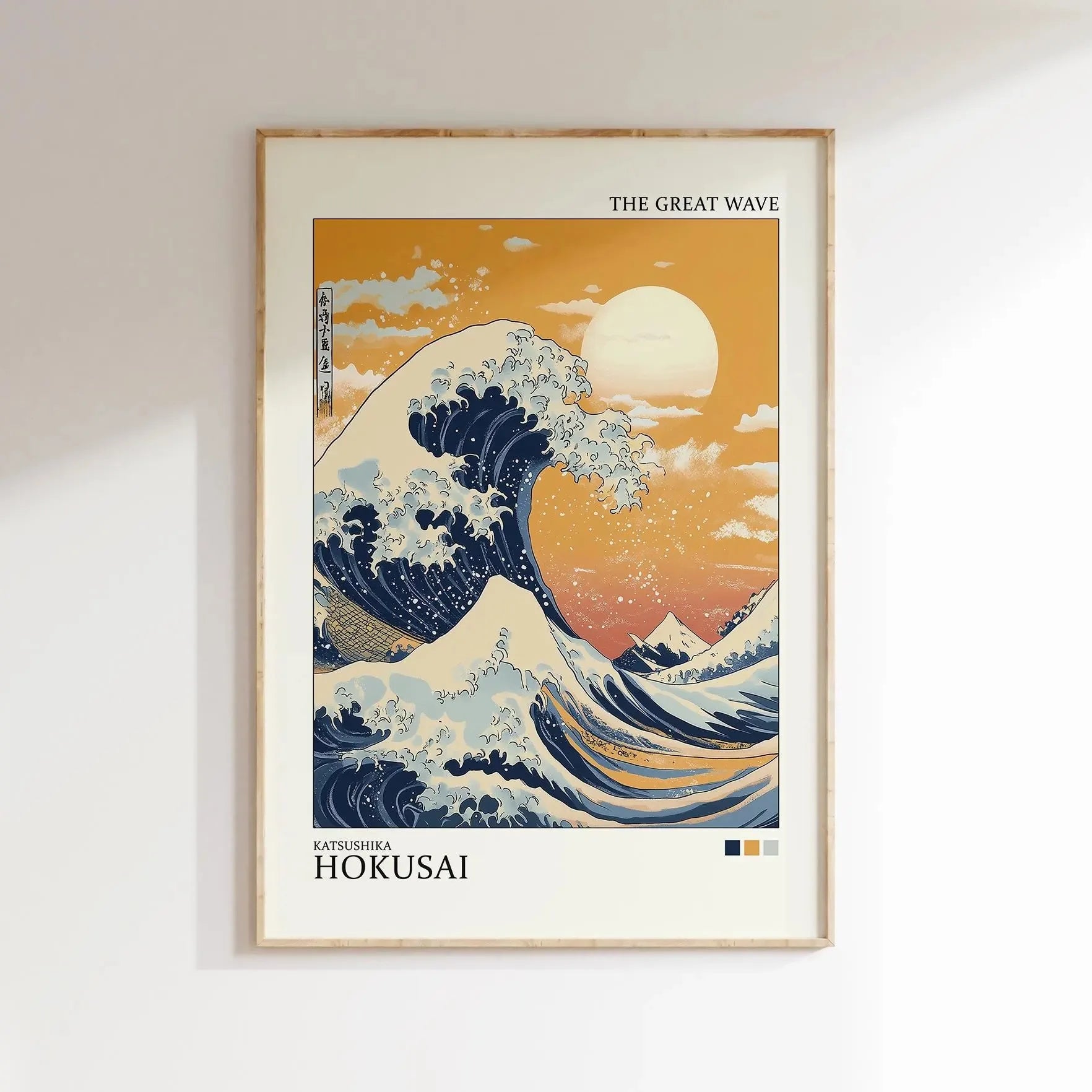 Mount Fuji Wave Canvas Print Japanese Wall Art